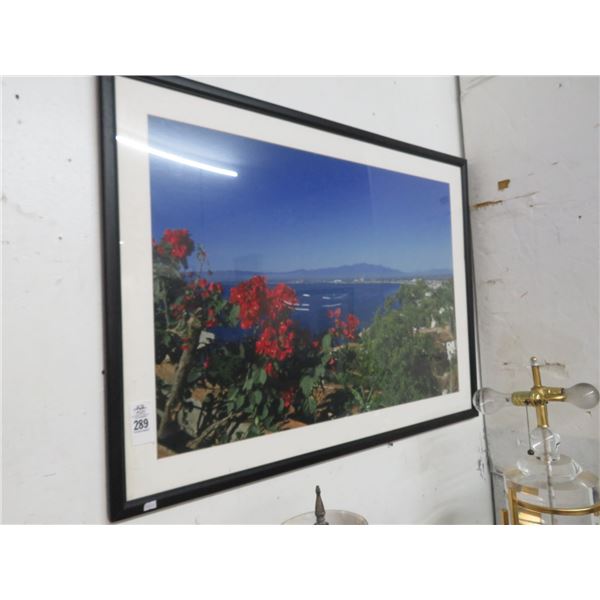 Framed Seascape Photo 30" x 36"