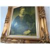 Image 2 : Guilded Framed Oil on Canvas Staring Woman