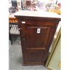 Image 2 : Mahogany Single Door Tilr top Storage Cabinet