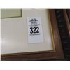 Image 2 : Framed Flower Bird Print Artist Art Lamay 23" x 20"