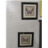 Image 2 : Butterfly Wall Art (2) 15" x 15"