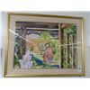 Image 2 : Oriental Framed watercolor 30" x 36"
