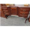 Image 1 : Mahogany 6 Drawer 1 Door Footed Queen Anne Buffet Cabinet