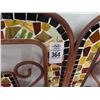 Image 2 : Ornate Metal Tile Inlay Bench