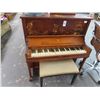 Image 1 : Antique Asian Motif Childs Piano