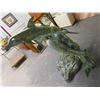 Image 5 : Cast Bronze Mermaid and Porpoise Statue Fountain- 48" x 54"