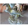 Image 6 : Cast Bronze Mermaid and Porpoise Statue Fountain- 48" x 54"