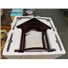 Image 1 : Mahogany Nativity Scene Barn Display