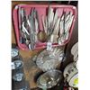 Image 1 : Silverplate Flatware and Dishes