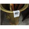 Image 2 : Brass Lion Accent Cane Stand w/Vintage Canes/Walking Sticks