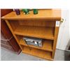 Image 1 : Oak 4 Shelf Bookcase