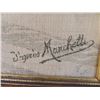 Image 3 : Gold Framed Victorian Tapestry Artist Marchetti - 47" x 33"