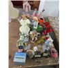 Image 1 : Lot of Asian and Other Figurines, Beer Stein, Mantle, Desk Clock and More