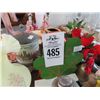 Image 2 : Lot of Asian and Other Figurines, Beer Stein, Mantle, Desk Clock and More