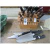 Image 1 : Knife Block and Knives