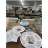 Image 1 : Floral Art Glass Dishes/Bowls (5)