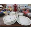 Image 1 : Lot of Royal China, Oil Lamps and Keurig Coffee Maker