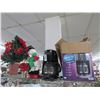 Image 1 : Mr. Coffee Coffee Brewers, Dancing Snowman, Lighted Pointsietta