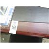 Image 2 : Mahogany Leather Insert Card Table w/4 Chairs