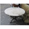 Image 1 : Marbletop Pedestal Side Table