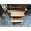 Image 1 : Oak Hanging Bookshelf and Step