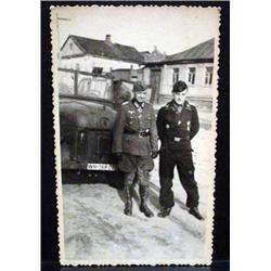 WW2 NAZI GERMAN ARCHIVES PHOTO OF SOLDIERS IN FRON