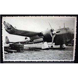 WW2 NAZI GERMAN ARCHIVES PHOTO OF A PLANE - This p