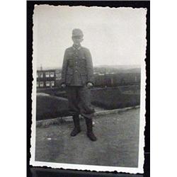 WW2 NAZI GERMAN PHOTO OF VERY YOUNG LOOKING SOLDIE