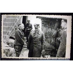 WW2 NAZI GERMAN ARCHIVES PHOTO OF OFFICERS - This 