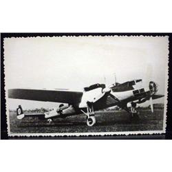 WW2 NAZI GERMAN ARCHIVES PHOTO OF PLANE - This pho