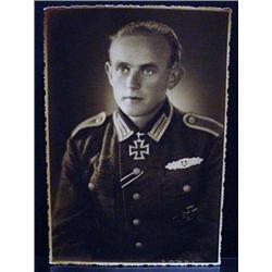 LARGE WW2 NAZI GERMAN PORTRAIT PHOTO OF KNIGHT'S C