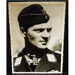 WW2 NAZI GERMAN ARCHIVES PHOTO OF KNIGHT'S CROSS S
