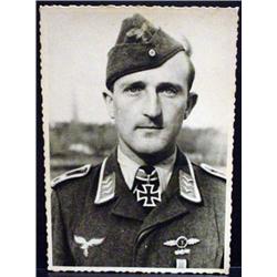 WW2 NAZI GERMAN ARCHIVES PHOTO OF KNIGHT'S CROSS S