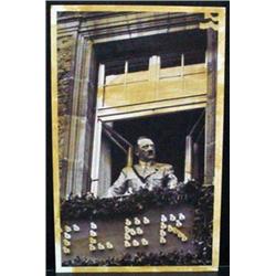 VINTAGE WW2 NAZI GERMAN PHOTO POSTCARD OF ADOLF HI