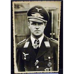 WW2 NAZI GERMAN ARCHIVES PHOTO OF A KNIGHT'S CROSS