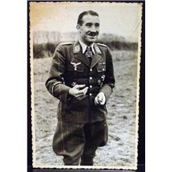 WW2 NAZI GERMAN ARCHIVES PHOTO OF KNIGHT'S CROSS S