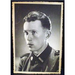 LARGE WW2 NAZI GERMAN PORTRAIT PHOTO OF A SOLDIER 