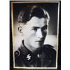 Image 1 : LARGE WW2 NAZI GERMAN PORTRAIT PHOTO OF AN SS SOLD