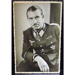 WW2 NAZI GERMAN ARCHIVES PHOTO OF A KNIGHT'S CROSS