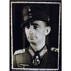 WW2 NAZI GERMAN ARCHIVES PHOTO OF A KNIGHT'S CROSS