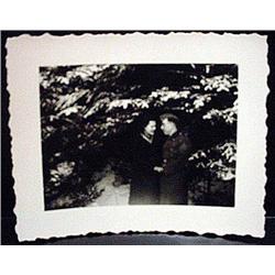 WW2 NAZI GERMAN PHOTO OF SOLDIER AND WOMAN