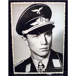 WW2 NAZI GERMAN ARCHIVES PHOTO OF A KNIGHTS CROSS 