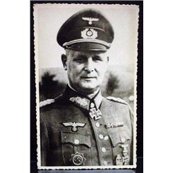 WW2 NAZI GERMAN ARCHIVES PHOTO OF A KNIGHT'S CROSS