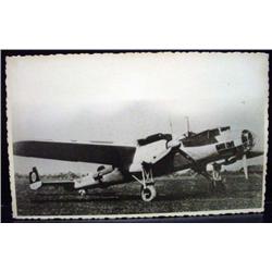 WW2 NAZI GERMAN ARCHIVES PHOTO OF A PLANE - This p