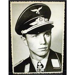 WW2 NAZI GERMAN ARCHIVES PHOTO OF A KNIGHT'S CROSS