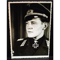 WW2 NAZI GERMAN ARCHIVES PHOTO OF A KNIGHT'S CROSS