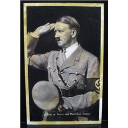 WW2 NAZI GERMAN ADOLF HITLER PHOTO POSTCARD