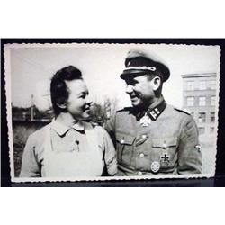 WW2 NAZI GERMAN ARCHIVES PHOTO OF A KNIGHT'S CROSS