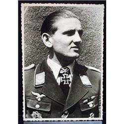 WW2 NAZI GERMAN ARCHIVES PHOTO OF A KNIGHT'S CROSS