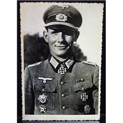 WW2 NAZI GERMAN ARCHIVES PHOTO OF A KNIGHT'S CROSS